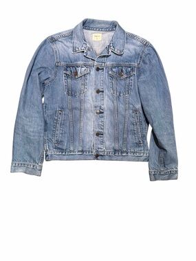Gap 1969 Denim Jacket Medium Blue Wash Trucker 100% Cotton Classic Pockets